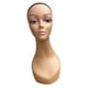thumbnail image 5 of Cabeza de maniquí calva, cara de cosmetología profesional, marrón suave y duradero, soporte de peluca ligero, modelo de exhibición de pelucas para, 5 of 9