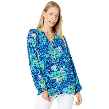 Lilly Pulitzer Elsa Top Formentera Turquoise Hot On The Spot XXS ...