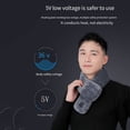 thumbnail image 5 of Fuwddey 2Pc Usb Heated Scarf for Women Unisex Style Rechargeable Neck Heating Warmer Scarf for Thanksgiving Winter Gift for Christmas, 5 of 6