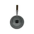 thumbnail image 6 of DECMAY 10.6x3x18.1 Inch Rustic Wall Clock - Galvanized Iron & Fir Wood Decorative Clock with Weathered Numbers for Home Office Kitchen, 6 of 13