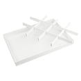 thumbnail image 4 of Unique Bargains PU Leather Jewelry Organizer Trays with Removable Dividers for Drawers White-12 Grid Tray, 4 of 7