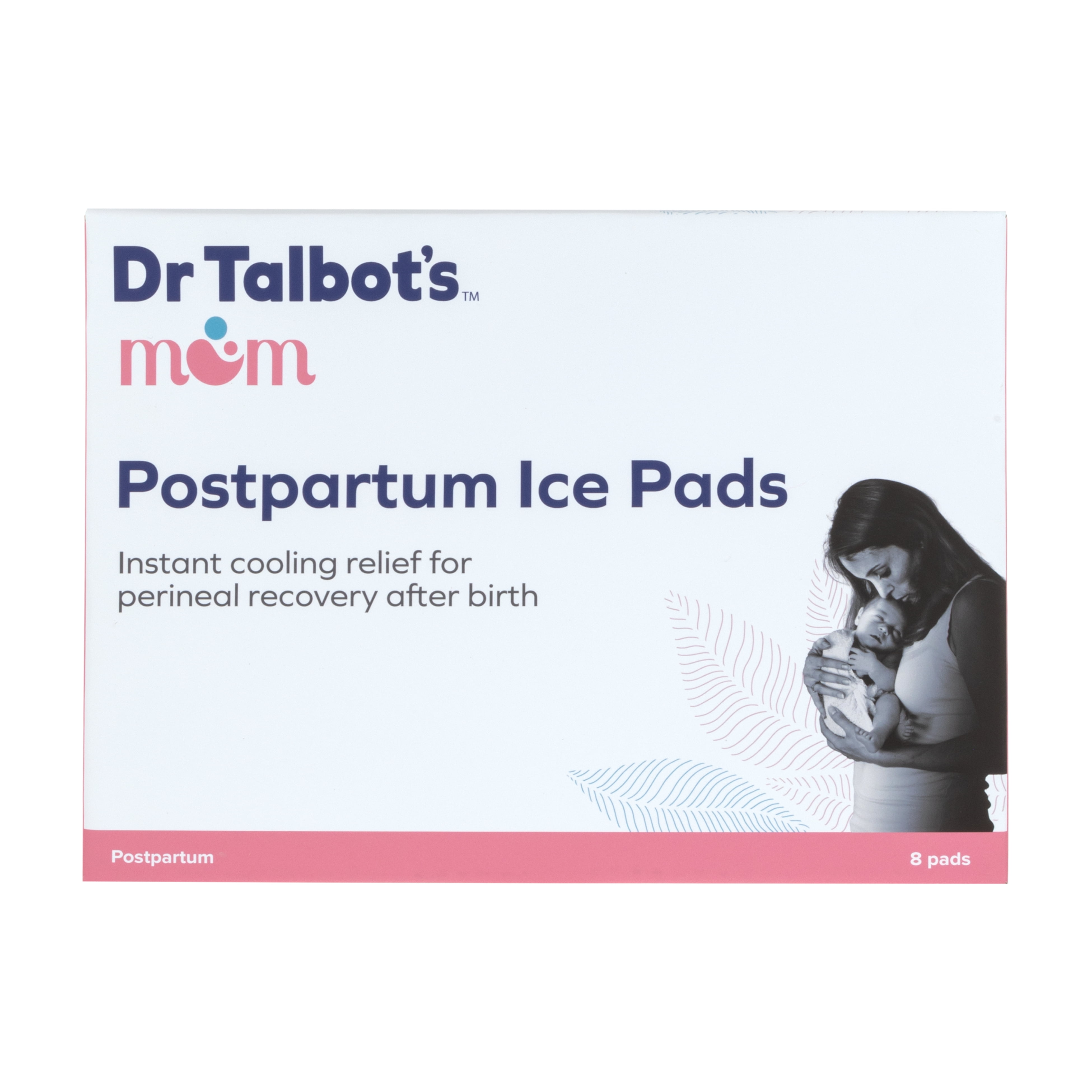 Dr. Talbot's Mom Postpartum Ice Pack Pads for Pain Relief, 8 Pack