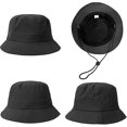 thumbnail image 4 of Sombreros de pescador impermeables LANNMXG para hombre y mujer con protección UV/UPF 50, 4 of 5