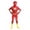 Flash, variant on Halloween Superhero Fancy Dress Costumes, Superhero Onesie Cosplay Outfits with Masks, One-Piece Superhero Jumpsuit, Halloween Party Dress up Performance Costume for Men, Red/160