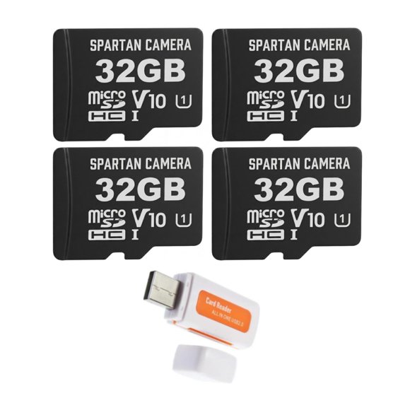 Tarjeta de memoria Spartan Camera 32 GB microSD con adaptador