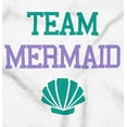 thumbnail image 2 of Team Mermaid Under the Seashell Cute Women's Long Sleeve T Shirt Brisco Brands S, 2 of 6