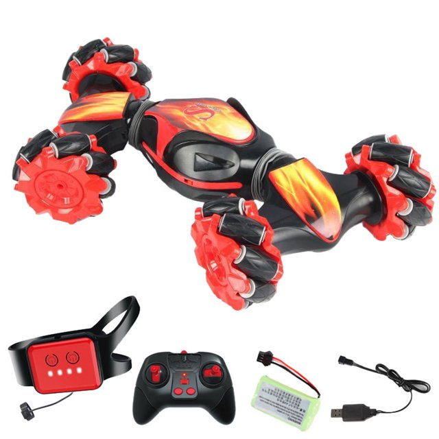 Remote Control Stunt Toy Car Gesture Induction Remote Control Stunt Car 4WD Off Road Vehicle Deformation Car Climbing Remote Control Car