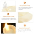 thumbnail image 3 of 12pcs Led Floating Tealights Flameless Led Candles Waterproof Light Up Pool Candles Lights, 3 of 8