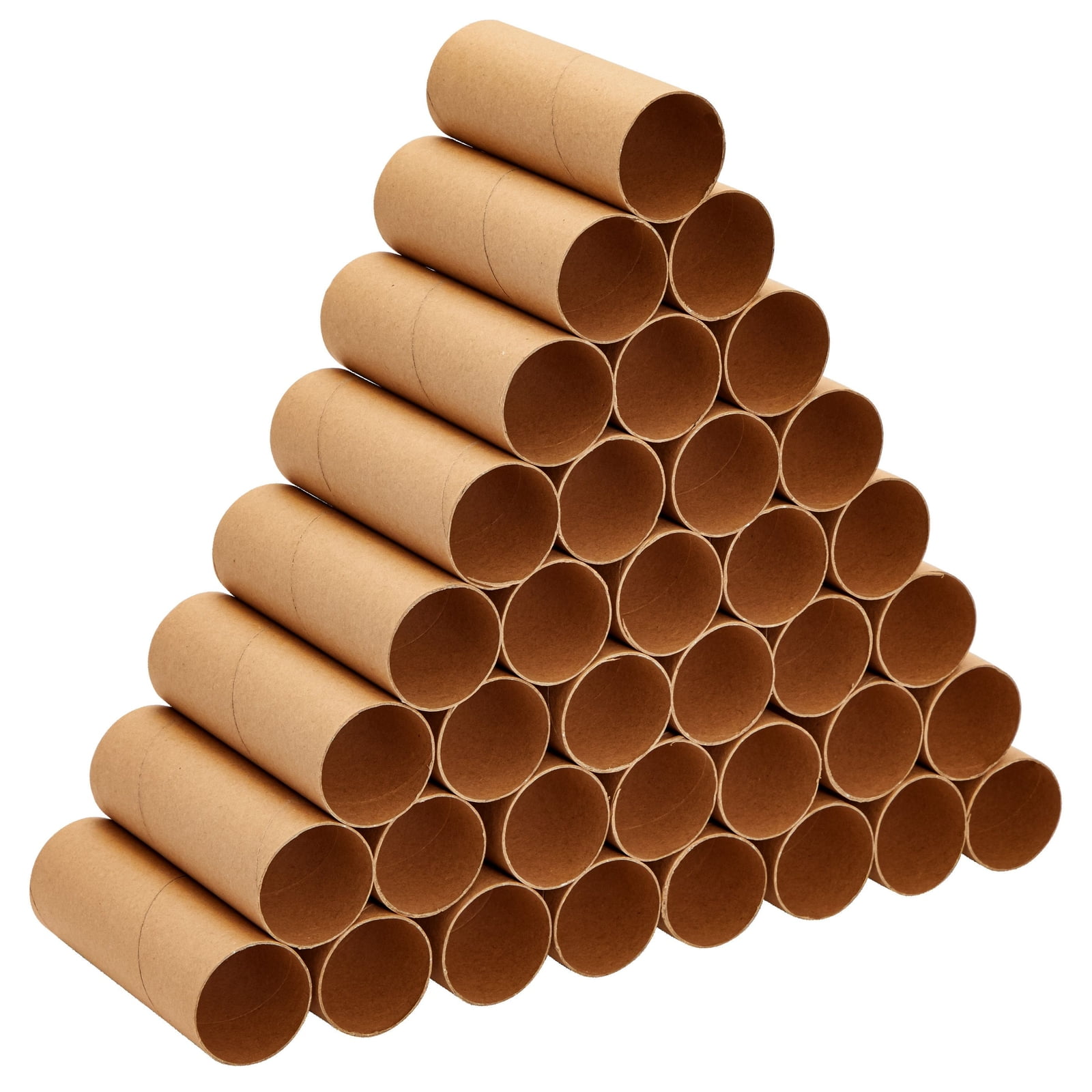 White Cardboard Tubes for Crafts, DIY Craft Paper Roll (3 Sizes