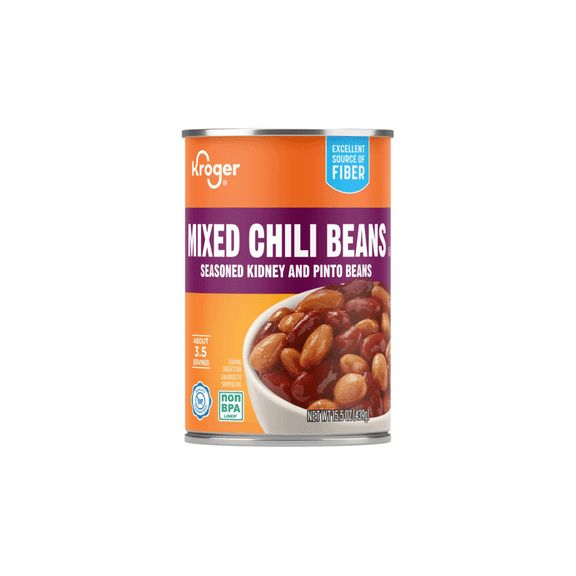 KR Mixed Chili Beans, 15.5oz Can