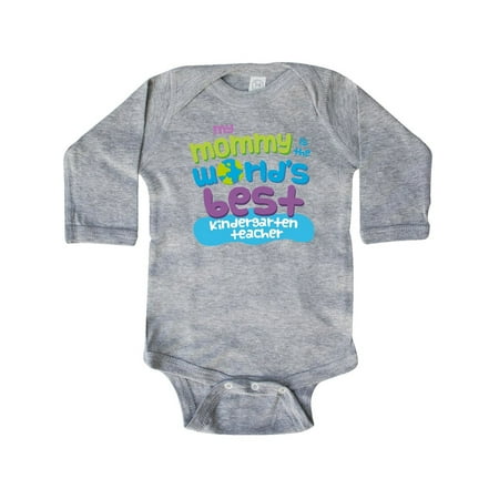 

Inktastic Kindergarten Teacher Mom Gift Baby Boy or Baby Girl Long Sleeve Bodysuit
