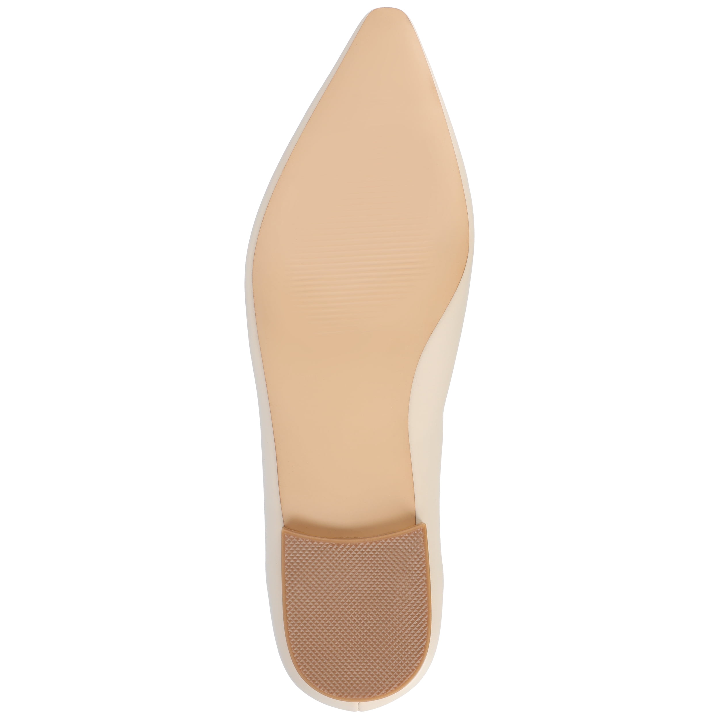 Journee Womens Elowen Slip On Slim Squared Off Pointed Toe Flats