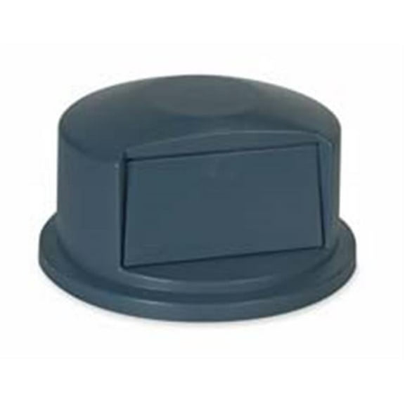 Rubbermaid Commercial Products RCP263788GY Dome Top- 32 Gallon- Structural Foam- Gray