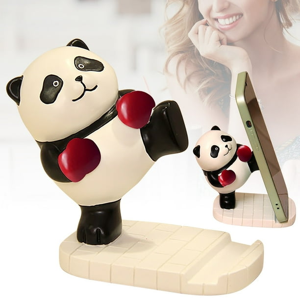 Soporte Para Móvil Con Pandas Bonitos Soporte Para Móvil Para Escritorio Accesorios De Escritorio Soporte Para Teléfono De Escritorio