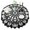 Black White Tie, variant on Black White Tie Dye Mandala Pattern Round Tablecloth 60"x60",Wrinkle Wipeable Table Cloth for Kitchen Dining Room Picnic Patio Party