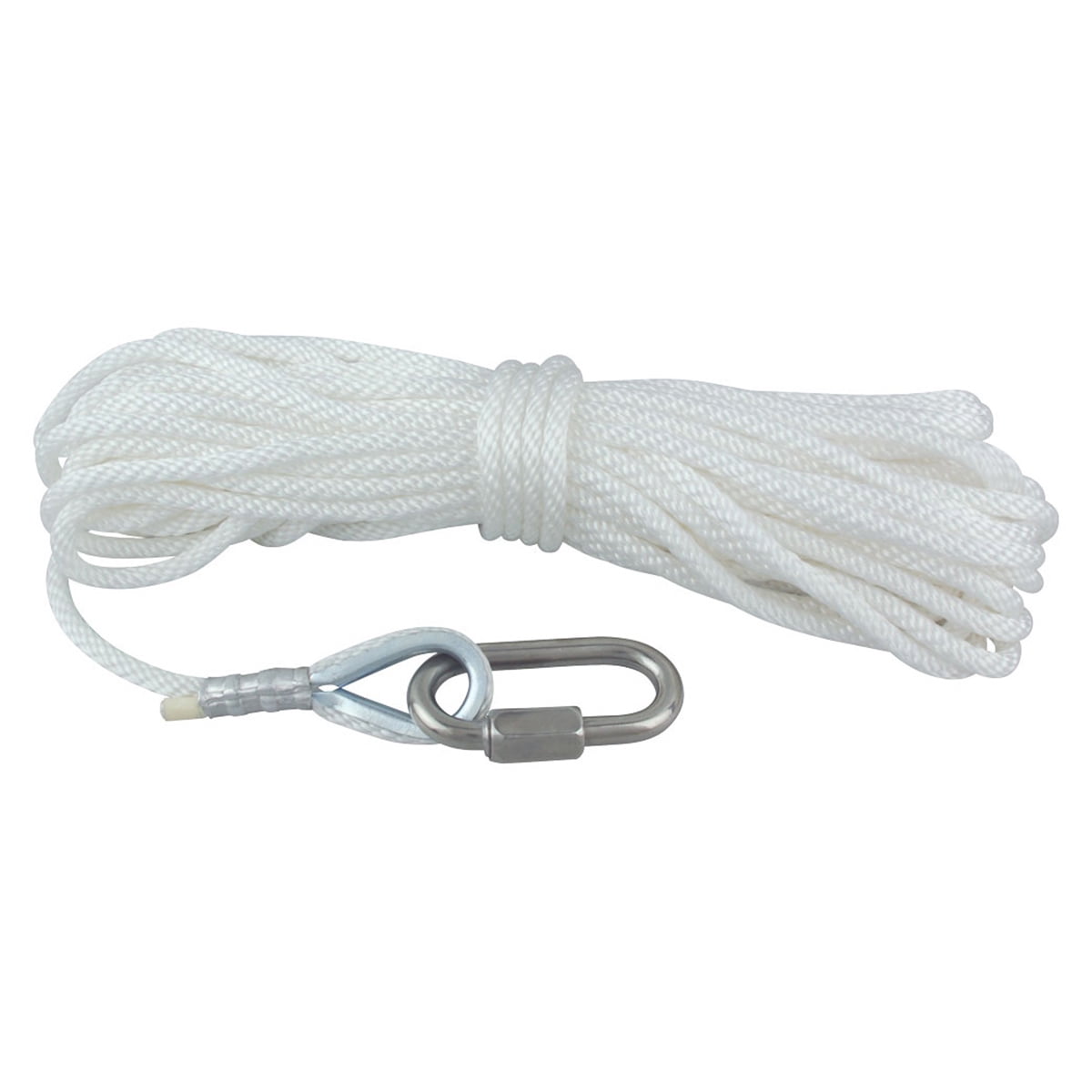 Nylon With Wire Center Rope Assemblies For 20ft Pole White - Walmart.com