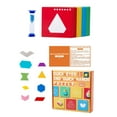 thumbnail image 4 of PEONAVET A Tangram 's Puzzle Thinking Training Toys Focus Geometric Shape Early Education Tangram Two Person Puzzle, 4 of 9