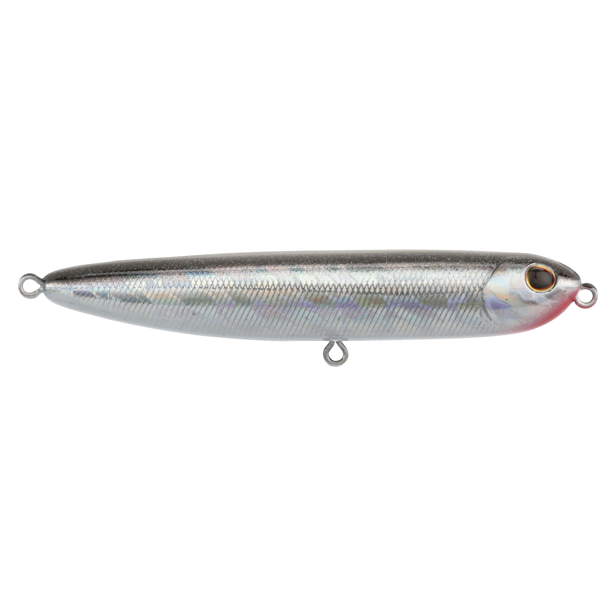 Berkley Drift Walker Saltwater, 3.5 in, Topwater Baits, Black Silver (1 Count)