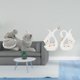 thumbnail image 2 of Elegante Escultura De Cerámica De Gato Y Cisne, Adorno De Mesa, Figura Decorativa Para Dormitorio, Sala De Estar, Oficina, Estantería, Armario, Regalo De Inauguración De La Casa., 2 of 8