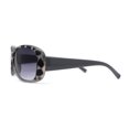thumbnail image 3 of Kid Girls Classic 90s Designer Leopard Print Rounded Rectangle Sunglasses Grey Leopard Smoke, 3 of 4