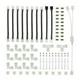 thumbnail image 2 of de conectores sin soldadura de tirarere RGB 5050 de 4 piezas de 10mm-incluye, divisor de 2 vías, conectores en apariencia T, 2 of 9