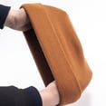 thumbnail image 2 of Gorro de invierno para mujer, versátil, para estudiantes, ligero, de punto, a la moda para hombre, cálido y frío, con protección para las orejas engrosada, gorro de lana negro, 2 of 6
