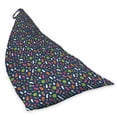 thumbnail image 2 of Vegetable Lounger Chair Bag, Carrot Pepper Onion Zucchini Garlic Potato Tomato Vegetarian Life Healthy, High Capacity Storage with Handle Container, Lounger Size, Multicolor, by Ambesonne, 2 of 5
