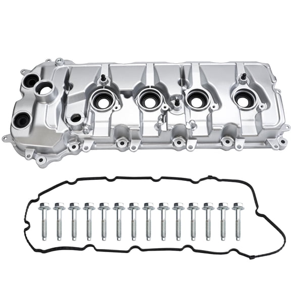MITZONE Aluminum Valve Cover Compatible with Ford 2015-2021 5.2L Engines 2011-2017 5.0L Engines Right passenger side