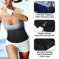 thumbnail image 4 of QRIC Waist Trimmer Sweat Waist Trainer Belts Stomach Wraps for Women Body Shaper, 4 of 5