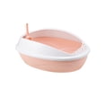 thumbnail image 4 of Open Top Pet Litter Tray Cat Sand Box Portable Splashproof Cat Litter Basin Pink, 4 of 8