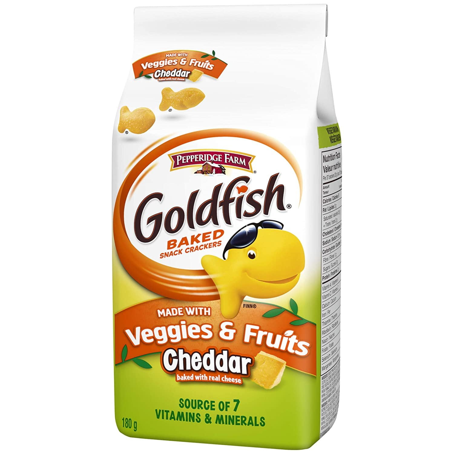 Pepperidge Farm Goldfish, Veggies & Fruits Crackers, 180g/6.1oz