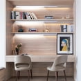 thumbnail image 4 of MingBright 12.6'' LED Rechargeable Battery Interior Under Cabinet Light With Switch, Include 58.26" USB Cable, 6000K Day Light White, For Study, Kitchen, Living Room Counter Shelf Bookcase Closet, 4 of 10