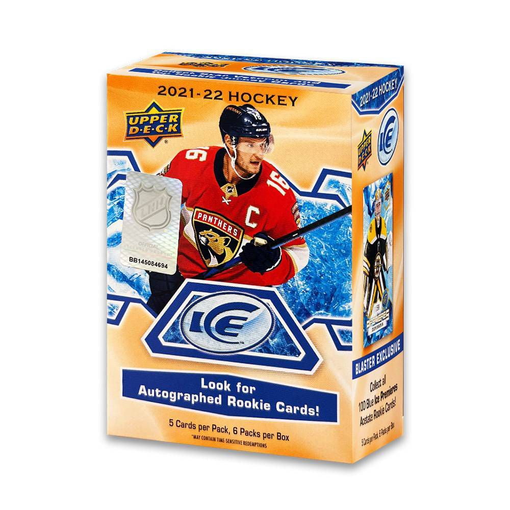 202122 Upper Deck NHL Ice Hockey Trading Card Blaster Box