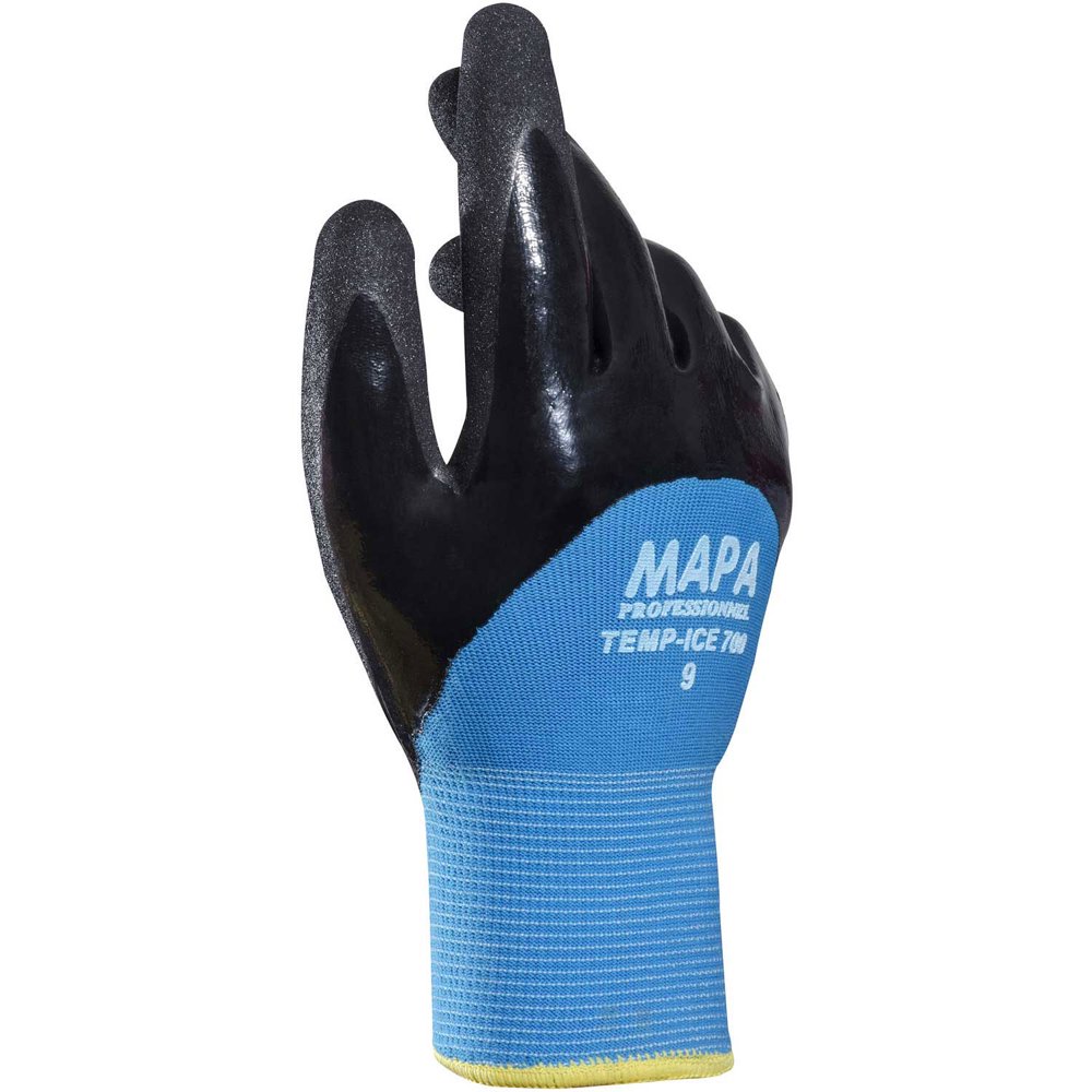 MAPA TempIce 700 Nitrile 3/4 Coated Thermal Gloves, Size 10, 1 Pair