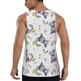thumbnail image 3 of Haiem Rabbit And Butterfly Men Workout Tank Top Gym Bodybuilding Sleeveless Muscle T Shirts Athletic Tank Breathable Workout Shirt-Large, 3 of 9