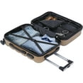 thumbnail image 6 of XgoodX 21-Inch Expandable Hardside Luggage with Spinner Wheels Carry-on Travel Suitcase, TSA Lock Checked (Champagne), 6 of 9