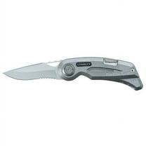 Stanley QuickSlide 4-5/8" Sliding Utility Knife Gray 1 pk