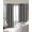 Black, variant on Black Striped Blackout Curtains for Bedroom/Living Room, Thermal Insulated Kitchen Curtains, Modern Farmhouse Black and White Stripes Grommet Darkening Window Treatment Drapes 42"x63"x2