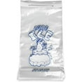 Ice Bags, 1,000 Count, 10 lb Capacity, Wicket with Ties, for Ice Bagger