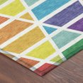 thumbnail image 3 of Addison Rugs Chantille Indoor/Outdoor Transitional Geometric Orange Machine Washable Round Rug, 8' x 8', 3 of 7