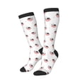 thumbnail image 2 of Fotbe Umbrella Cat print Women's Men's Novelty Crew Socks Cotton Socks Knee High Socks for Walking,Running,Nurses,Pregnancy, 2 of 9