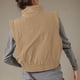 thumbnail image 5 of Chaquetas y abrigos casuales sin mangas y sin capucha para mujer, moda casual, color sólido, solapa con dobladillo elástico, chaqueta sin mangas con capucha para mujer, abrigo para mujer, 5 of 8