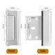 thumbnail image 5 of Cerradura antirrobo para puerta, cierre rápido, Sesolution, duradera, para viajes, oficina y hogar, acero inoxidable, fácil instalación, antimanipulación.,Vsgery, 5 of 8