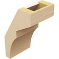 thumbnail image 5 of Ekena Millwork 5"W x 6"D x 10"H Monterey Rough Cedar Woodgrain TimberThane Knee Brace, Primed, 5 of 6