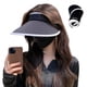 thumbnail image 1 of Sombreros con visera solar, gorra de golf plegable de ala ancha para mujer, sombrero de playa para mujer, sombrero de viaje con protección UV, sombrero de sol plegable para mujer, ala ancha, 1 of 6