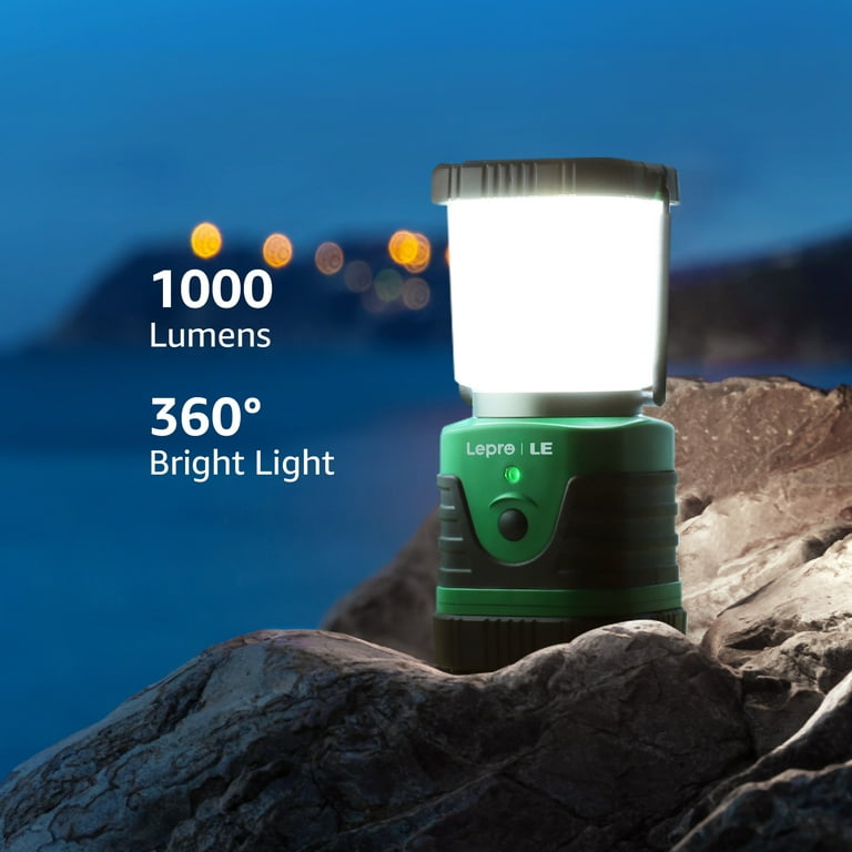 Lepro LED Camping Lanterns Battery Powered, Camping Accessories ,  Collapsible 4-Pack Value Set Gear , IPX4 Water Resistant, Outdoor Portable  Lights