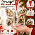 thumbnail image 5 of Christmas Cash Gift Butterfly Ornament Money Holder for Tree Decorations,Butterfly-Shaped Displays Rolled Cash,Festive Hanging Keepsake for Trees, Giving and Seasonal Holiday Decor,Z-C, 5 of 9