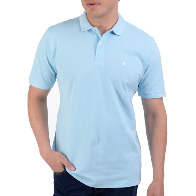 Playera Tipo Polo Yale Manga Corta Regular Fit 6909 Azul Cielo
