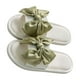 thumbnail image 3 of 2 uds sandalias de casa para mujer TPR transpirables antideslizantes informales de moda zapatillas con punta abierta blanco 38-39, 3 of 8