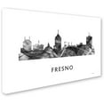 thumbnail image 2 of Trademark Fine Art 'Fresno California Skyline WB-BW' Canvas Art by Marlene Watson, 2 of 3
